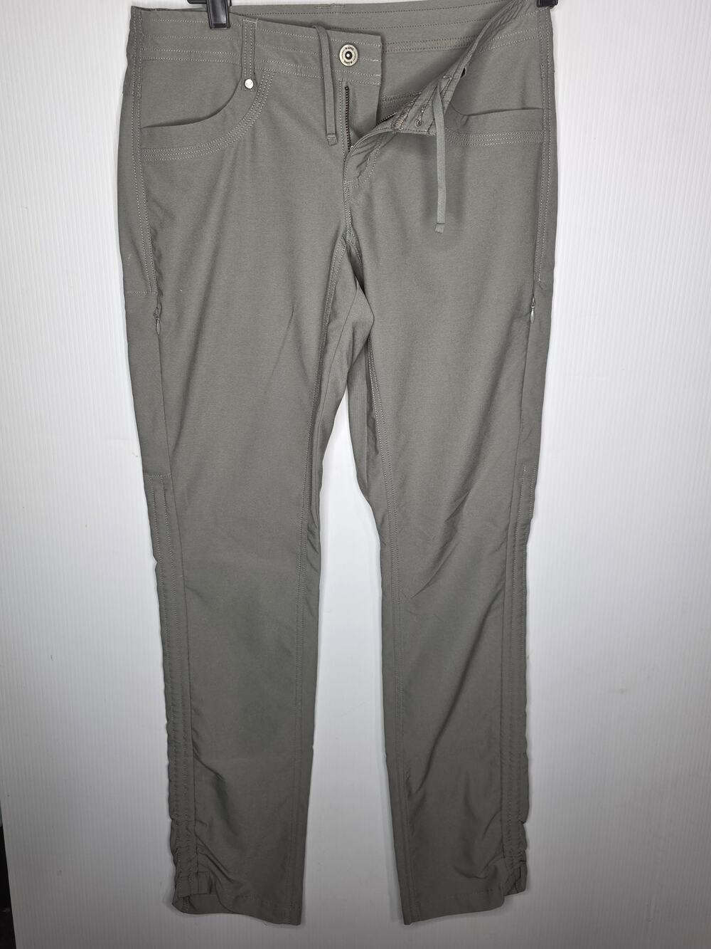 KÜHL Women's Gray Outdoor Hiking Pants Sz 2 Reg Durable Technical Adventure Gear